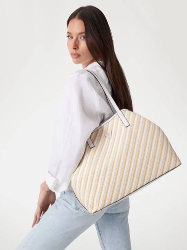 Maxi Sac Cabas Vikky En Raphia - Guess - Modalova