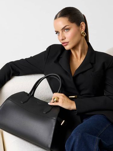 Sac À Main En Cuir Véritable Liza - Guess - Modalova