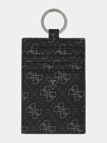 Porte-Cartes De Cou En Cuir Milano - Guess - Modalova