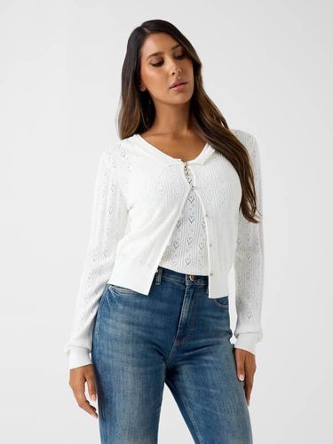 Cardigan Avec Boutons Bijoux - Guess - Modalova