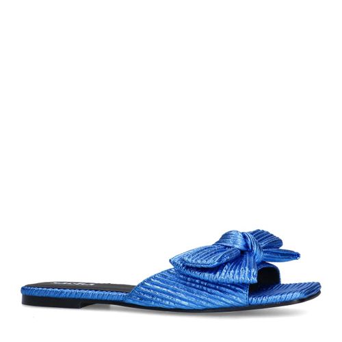 Claquettes avec nœud - bleu - Sacha - Modalova