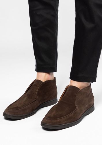 Mocassins en daim avec semelle - marron - Sacha - Modalova