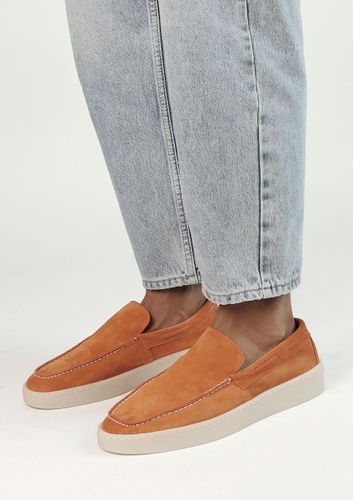 Mocassins en daim - orange - Sacha - Modalova