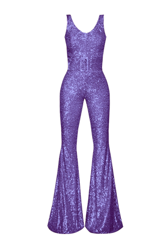Rika Jumpsuit - Purple - Gigii's - Modalova