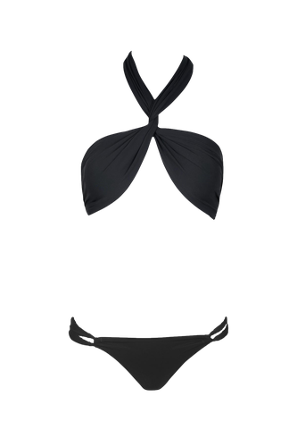 Wrap Bikini in Black - Top - Sara Cristina - Modalova