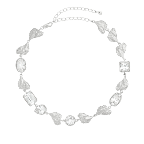 Mea White Sapphire Argenti Necklace - Loveness Lee - Modalova