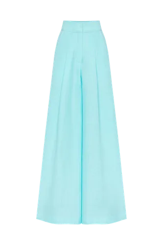 High-waisted wide-leg trousers - Tamar Keburia - Modalova