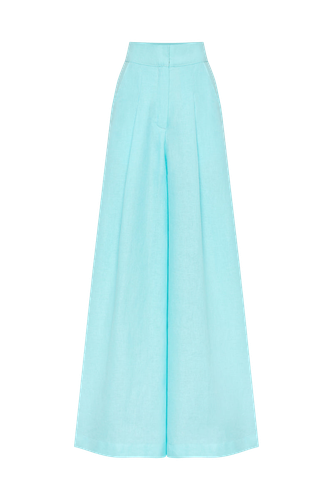 High-waisted wide-leg trousers - Tamar Keburia - Modalova