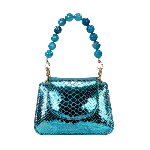 Horra - Metallic Turquoise - Mini Bag - ALIEL - Modalova
