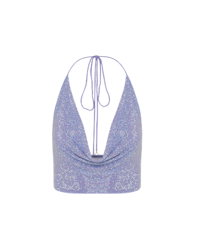 Crystal Halter Top - ONORI - Modalova