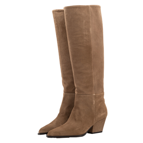 DAKOTA BROWN SUEDE KNEE-HIGH BOOTS - Toral - Modalova