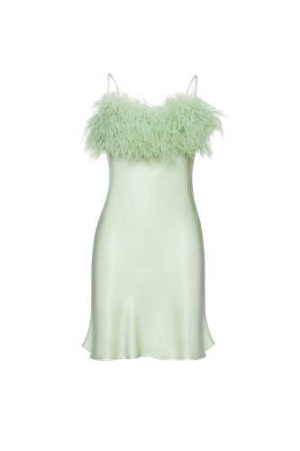 Boheme mini dress with feathers - Sleeper - Modalova