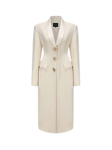 Evie Long Suit Jacket (White) - Nana Jacqueline - Modalova