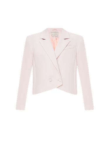 Crop Jacket in Cotton Candy Color - Malva Florea - Modalova