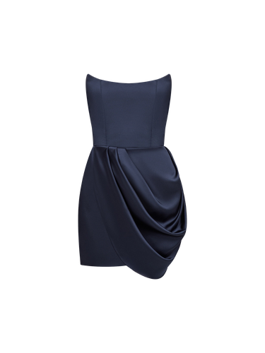 ANASTASIA SOFT DRESS NAVY BLUE - BALYKINA - Modalova