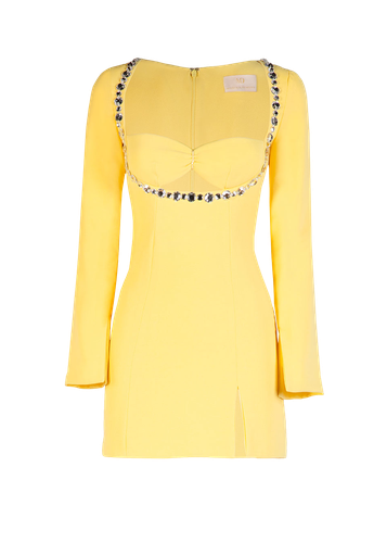 Celine mini embellished crepe dress - Monika Dimova - Modalova