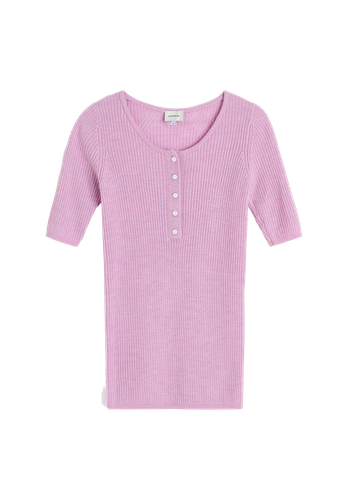 Agnes Knit Blouse - Pink - HERSKIND - Modalova