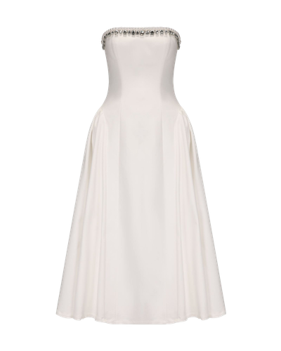 Nicolette Dress (White) - Nana Jacqueline - Modalova