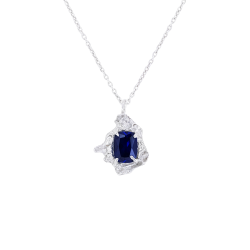 Leana Sapphire Argenti Necklace - Loveness Lee - Modalova