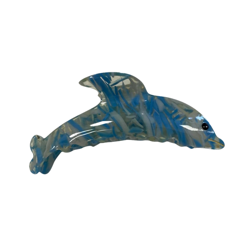 Dolphin Hairclip Blue - Oceanus Swimwear - Modalova