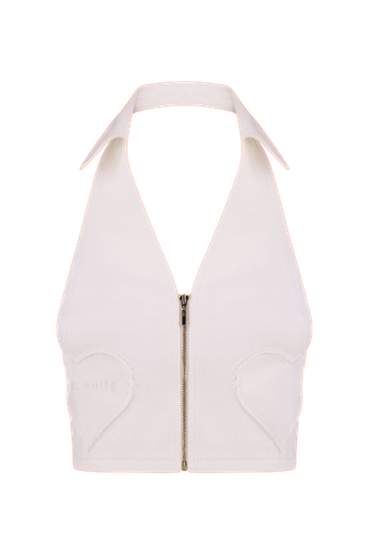 Backless vest - Total White - Modalova