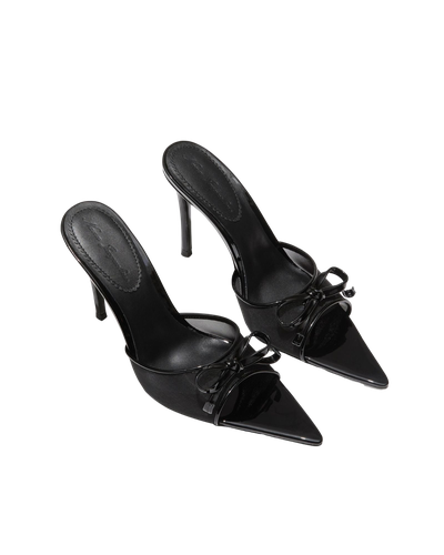 Evie Bow Heels (Black) - Nana Jacqueline - Modalova