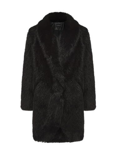 Sofia Fur Coat (Black) - Nana Jacqueline - Modalova