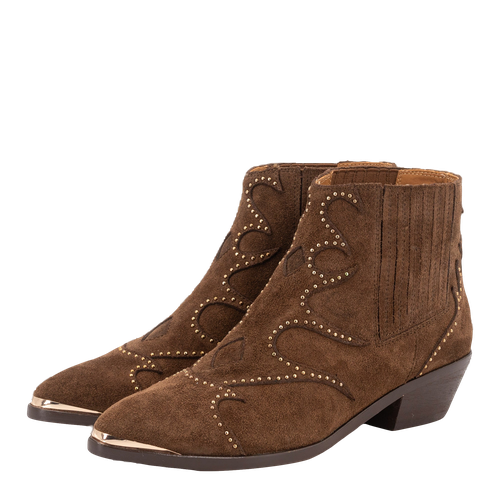 SONIA PUNK WESTERN ANKLE BOOTS - Toral - Modalova