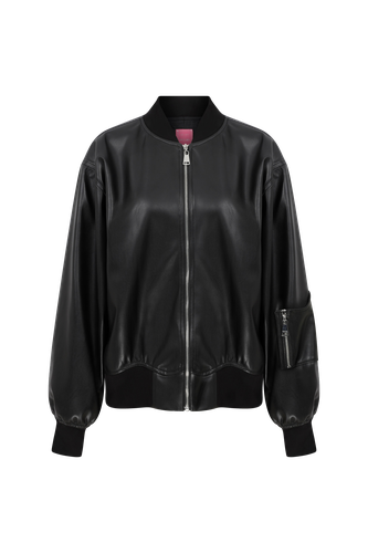 Nightfall Leather Bomber - Declara - Modalova