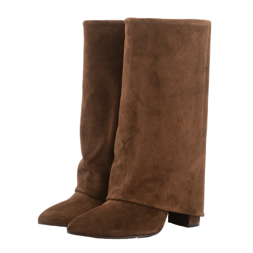 BERTA BROWN SUEDE BOOTS - Toral - Modalova