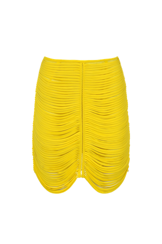 Danielle Mini Skirt - Yellow - Francesca Miranda - Modalova