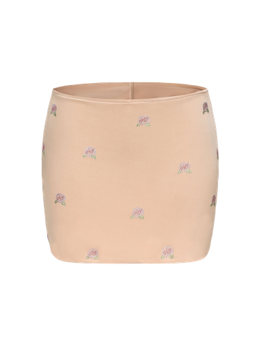 Rosana Embroidered Skirt (Tan) - Nana Jacqueline - Modalova