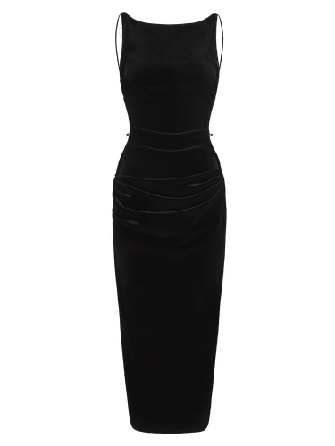 Cristina Dress (Black) - Nana Jacqueline - Modalova