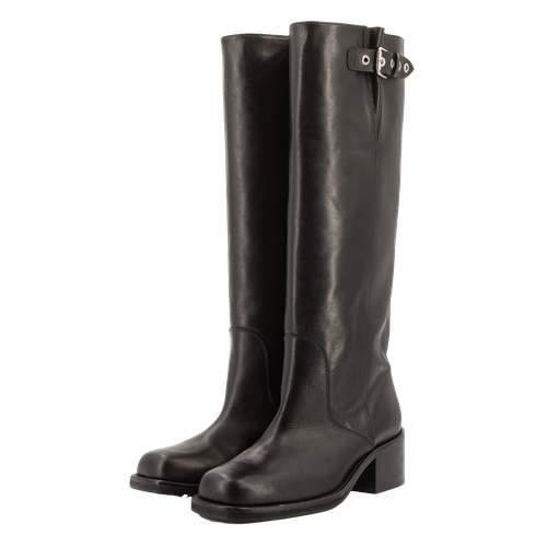 RONNIE BLACK BIKER BOOTS - Toral - Modalova