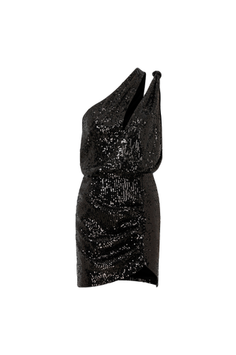 Eartha - One Shoulder Asymmetrical Mini Dress - ILA - Modalova