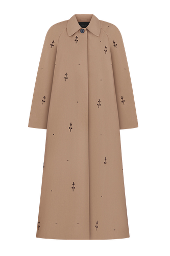 Beige Trench Coat - DELEGAN Clothes - Modalova