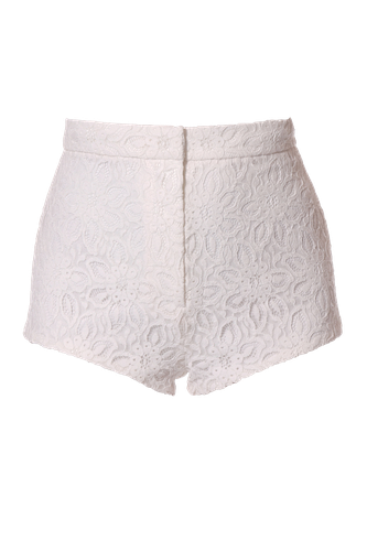 Micro Shorts Cori Off White - HALEWSKI - Modalova