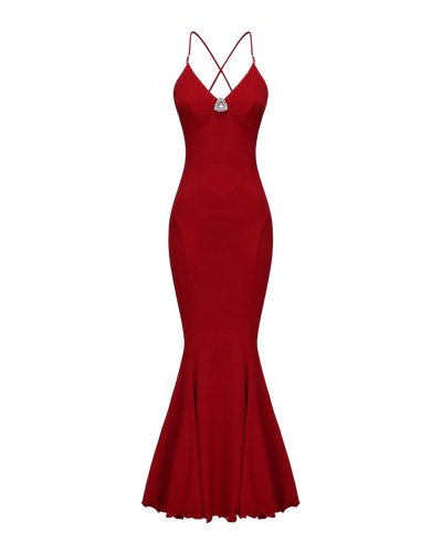 Seraphina Dress (Red) - Nana Jacqueline - Modalova