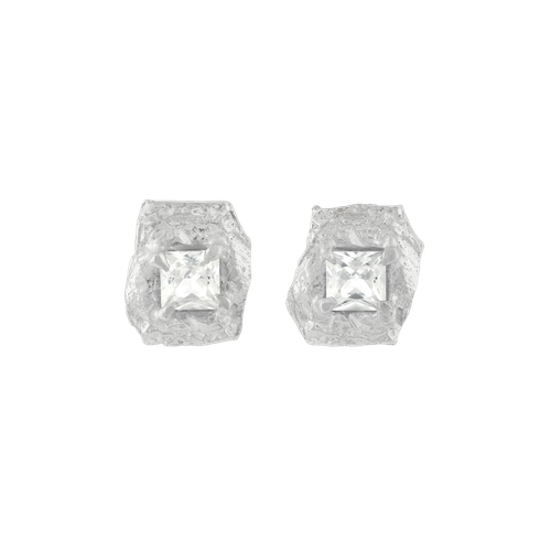 Deti White Sapphire Argenti Earrings - Earrings - Loveness Lee - Modalova