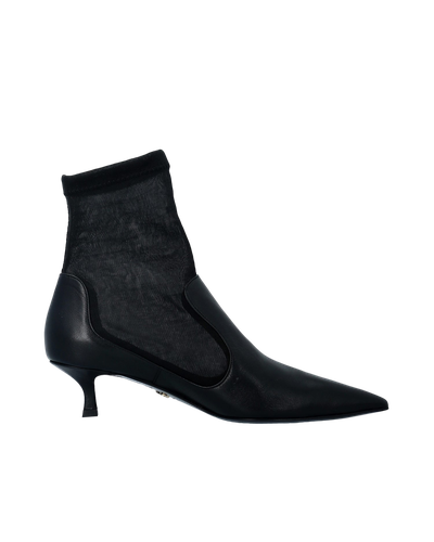 Anna Boot 45 Black Leather - ATANA - Modalova