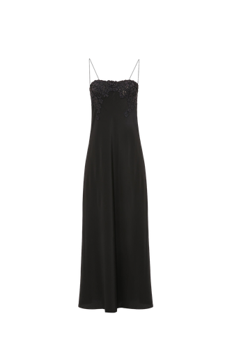 Silk Maxi Dress - A.M.G - Modalova