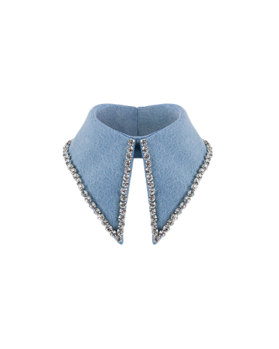 Denim Crystal Collar - ONORI - Modalova