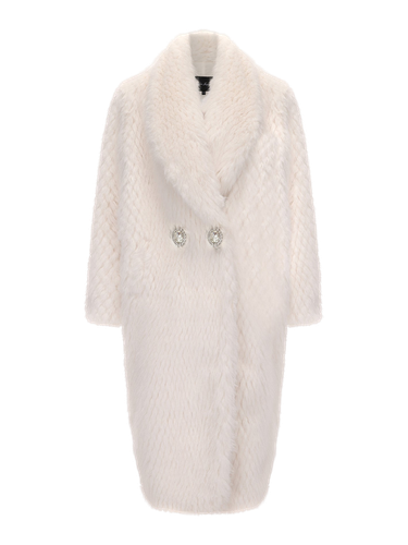 Marisa Fur Coat (White) - Nana Jacqueline - Modalova