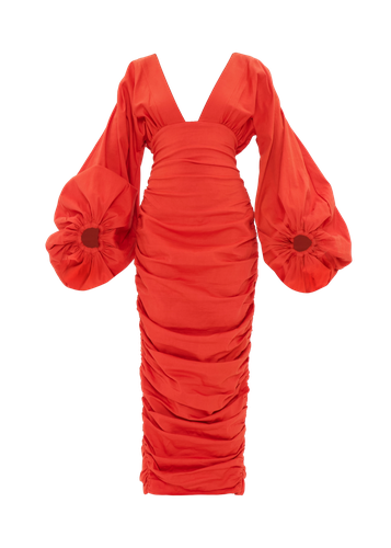 ANIDA DRESS - RED CORAL - Andrea Iyamah - Modalova