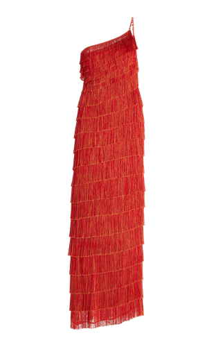 Isidora Fringe Dress - Red - Francesca Miranda - Modalova