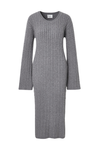 Ophelia Dress - Grey Melange - Nomino - Modalova