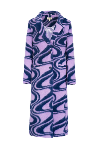 Oversized wool coat in Funky Pattern - JAAF - Modalova
