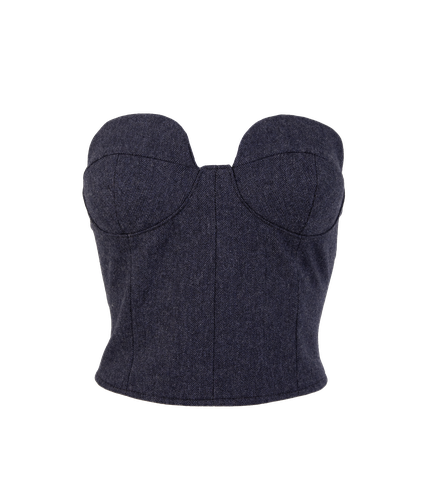 Herringbone bustier - AFTERHOURS - Modalova