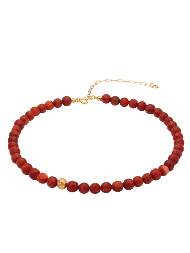 Coral Fireball Necklace - Necklaces - Eva Remenyi - Modalova