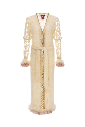 Handmade Knit Cardigan | Women's Cardigans - ANDREEVA - Modalova